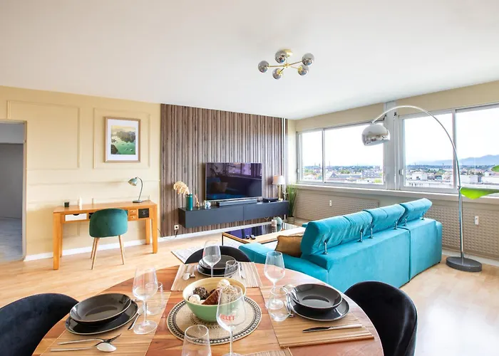 Nouveau - Vue Panoramique Vosges - 90m Moderne Et Cocoon - Parking Et Netflix Apartment