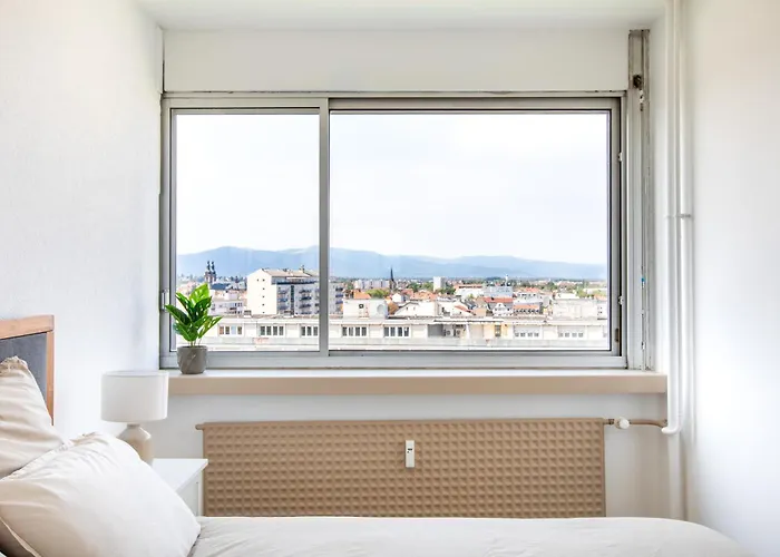 Nouveau - Vue Panoramique Vosges - 90m Moderne Et Cocoon - Parking Et Netflix Apartment Mulhouse